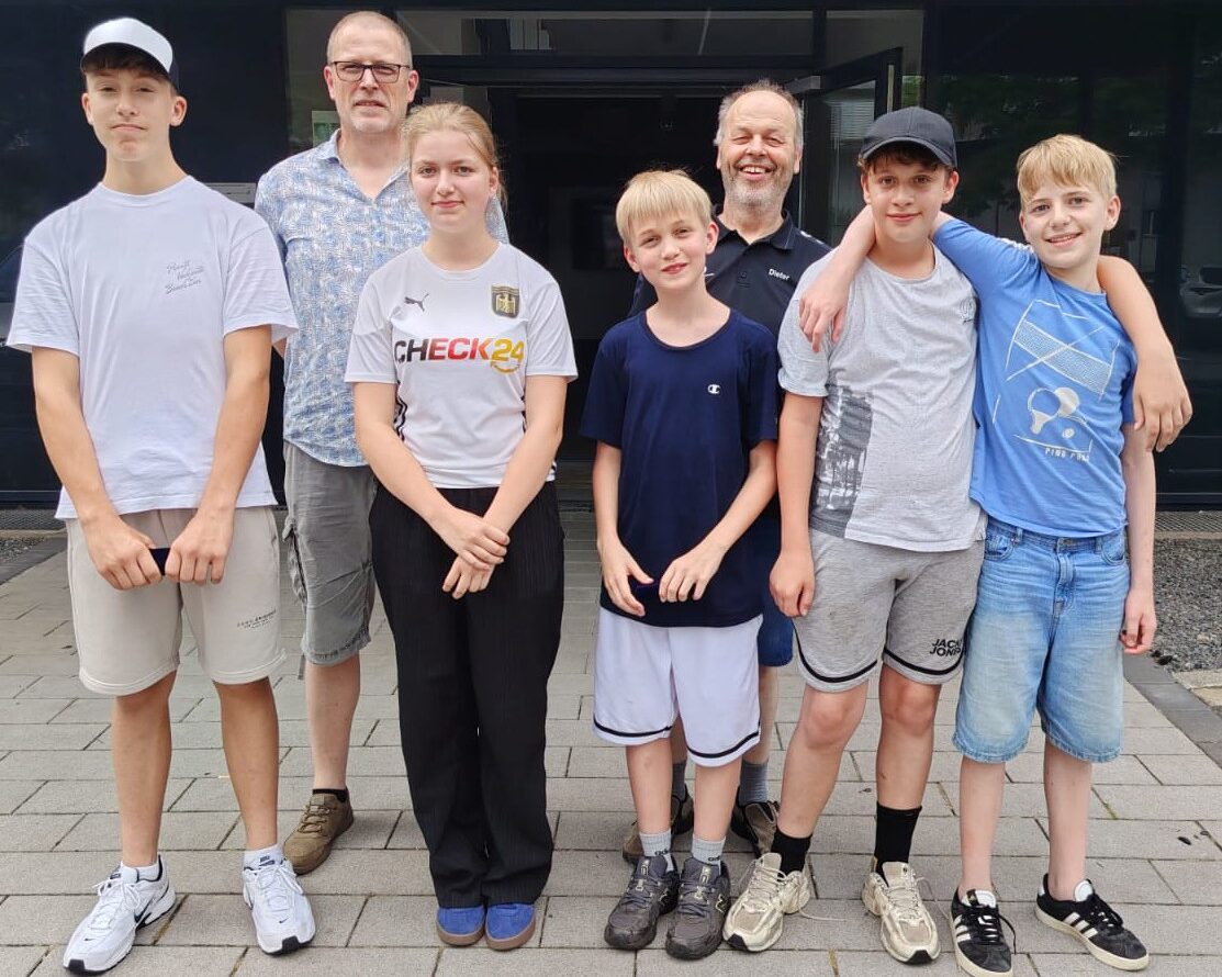 Schüler im Medaillen Fieber